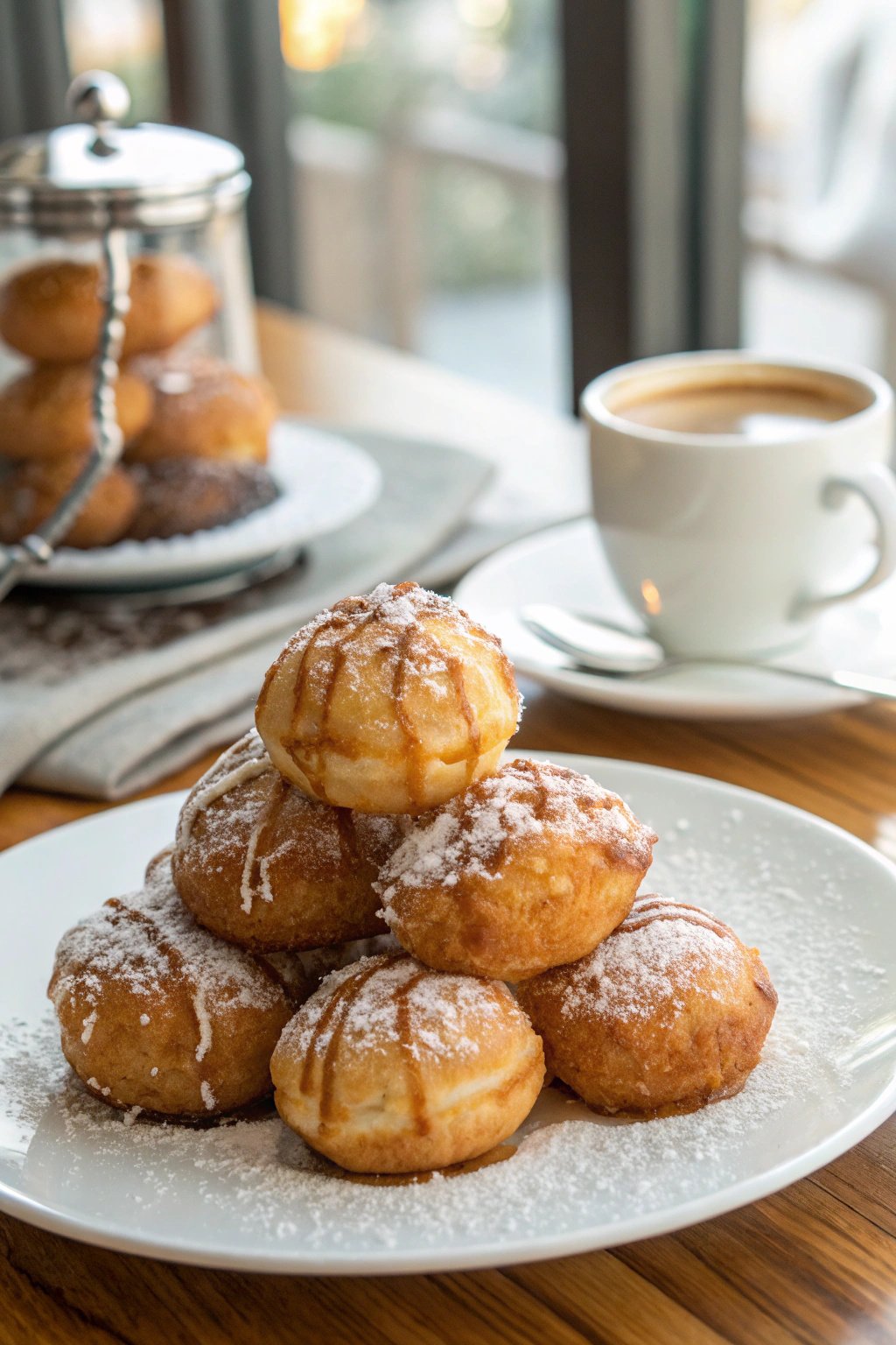 Sweet Glazed Coffee Beignets Recipe Delight