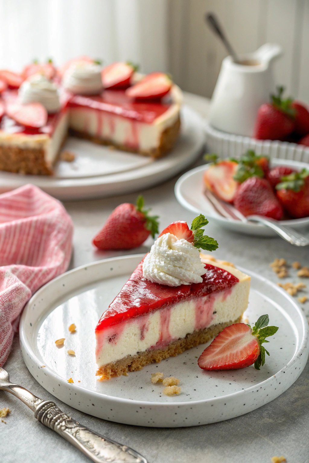 No-Bake Strawberry Cheesecake Lush Recipe