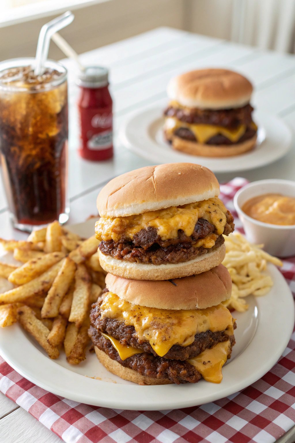 Nostalgic Yummy Smash Burgers with Baconnaise Sauce