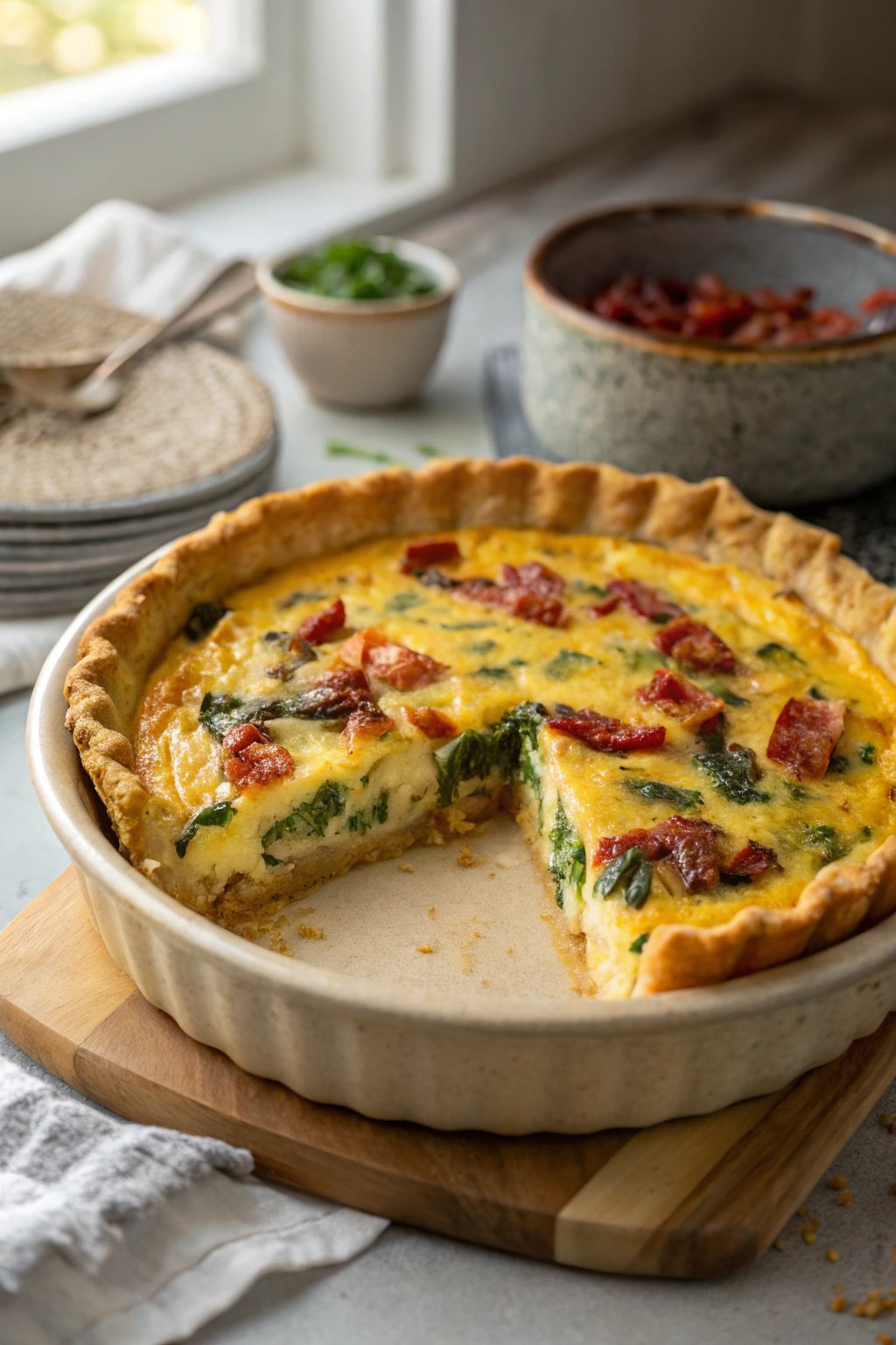 Tortilla Quiche Bake: A Delicious Twist on Quiche