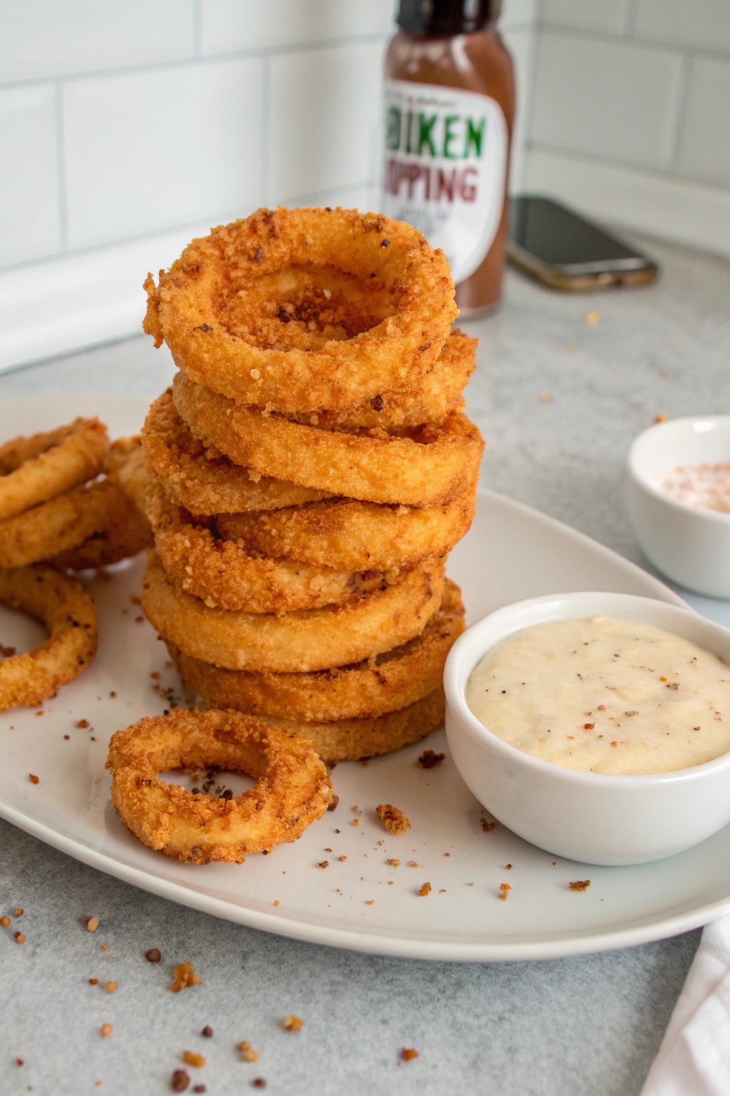 Crunchy Air Fryer Onion Rings Recipe