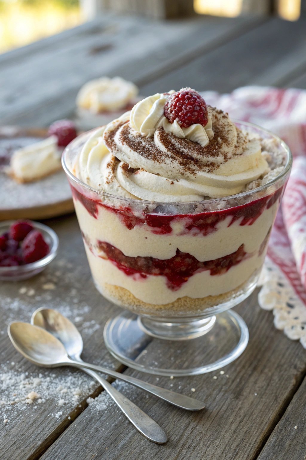White Chocolate Raspberry Tiramisu Recipe