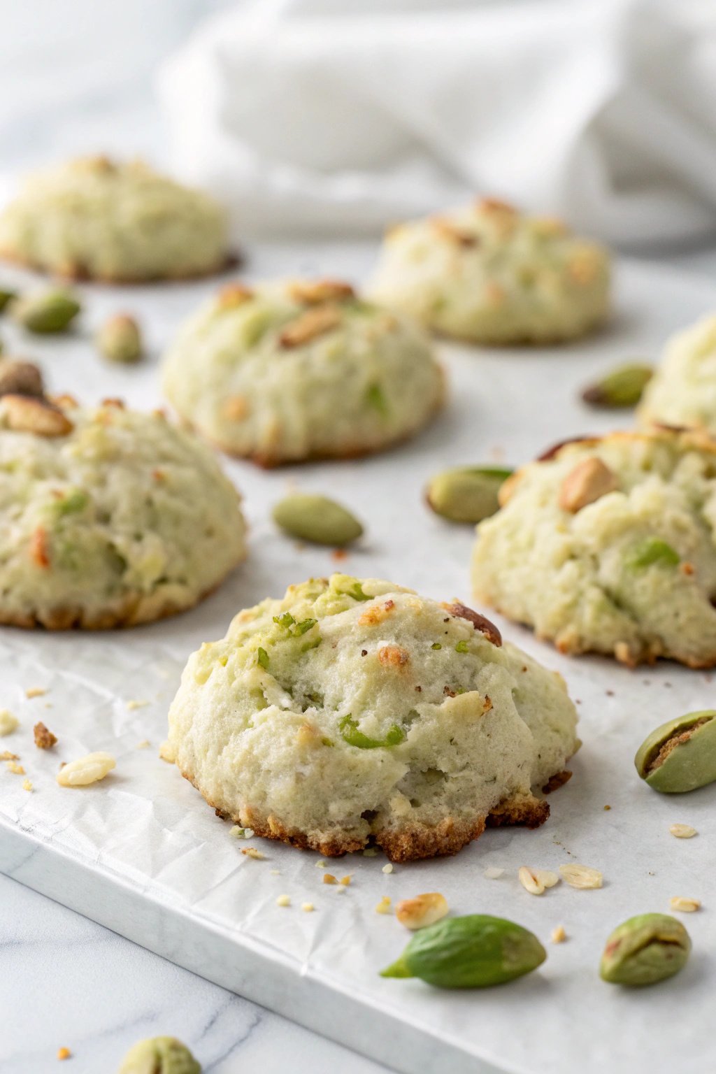 Pistachio Coconut Macaroons - Soft & Chewy Recipe