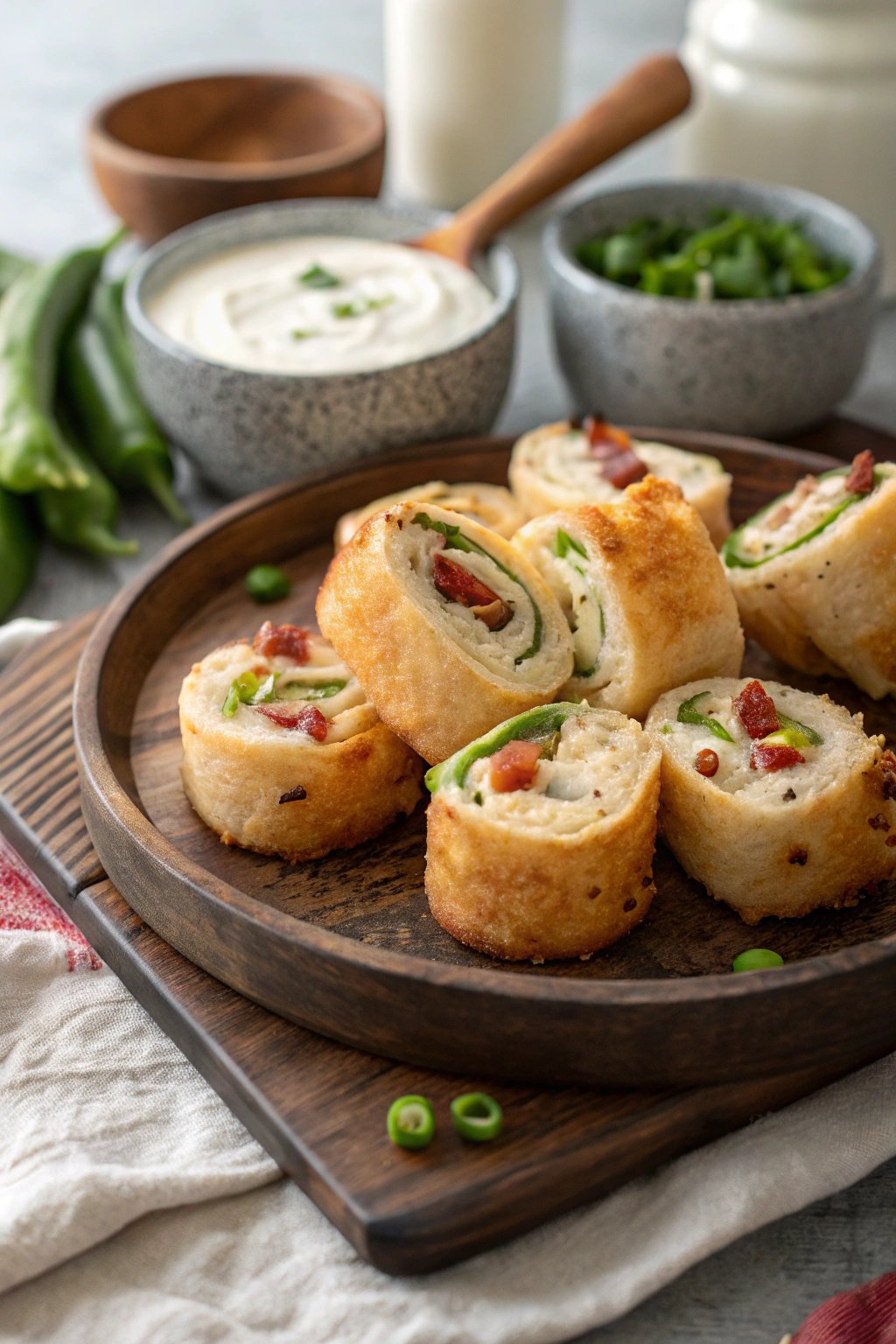 Perfect Finger Food Jalapeno Popper Rolls Recipe