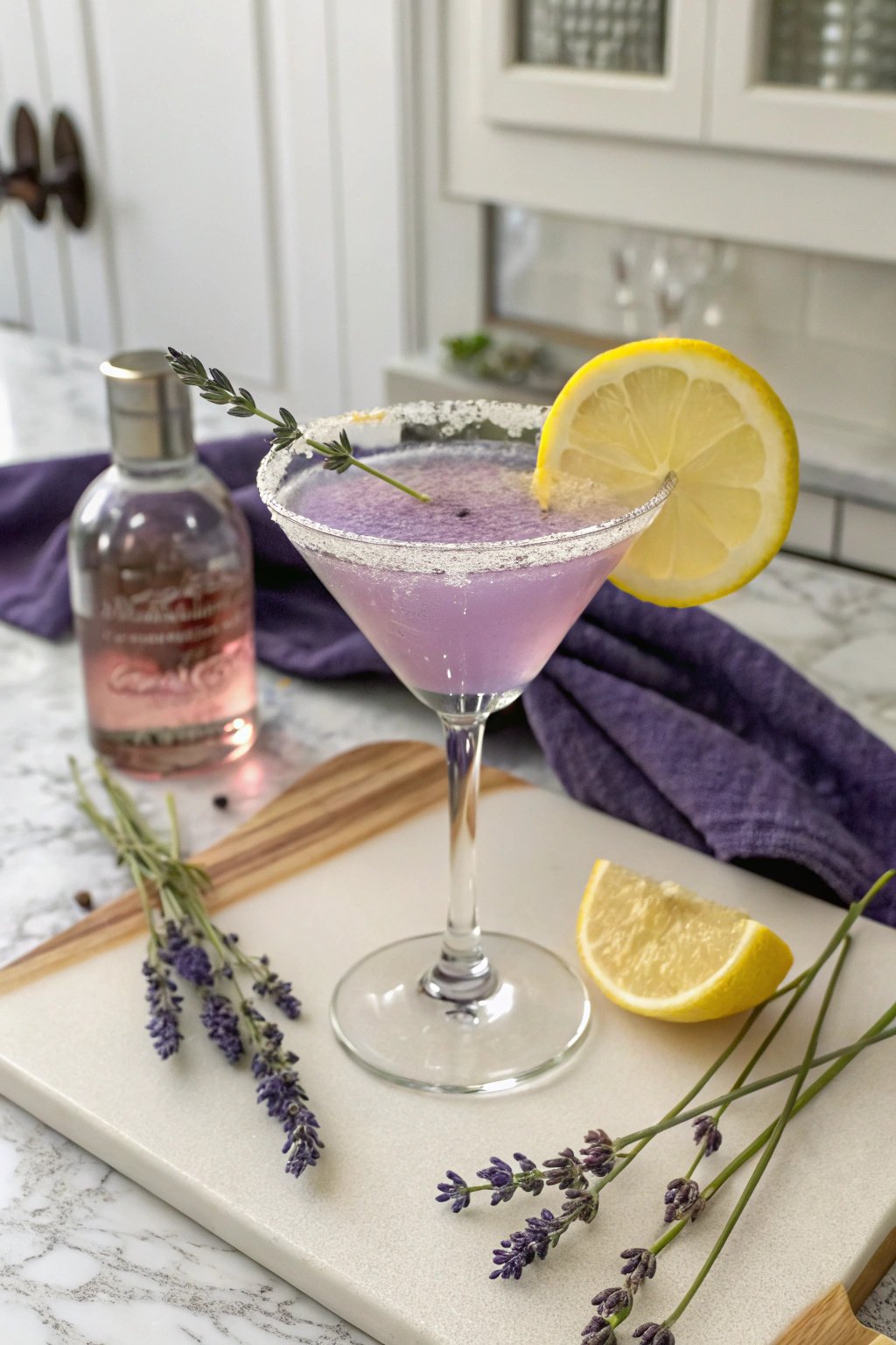 Lavender Lemon Drop Martini Recipe Delight