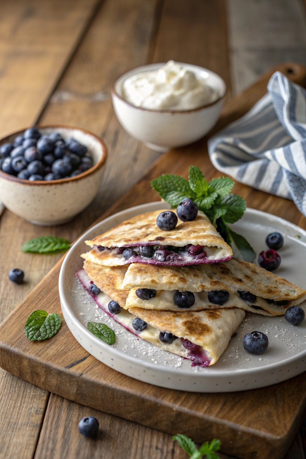 Blueberry Breakfast Quesadilla Recipe: A Delicious Start