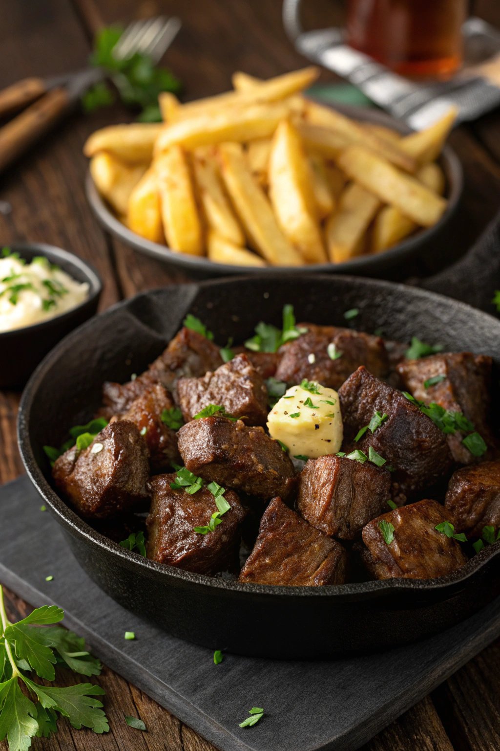 Air Fryer Juicy Steak Bites Recipe - Easy & Delicious