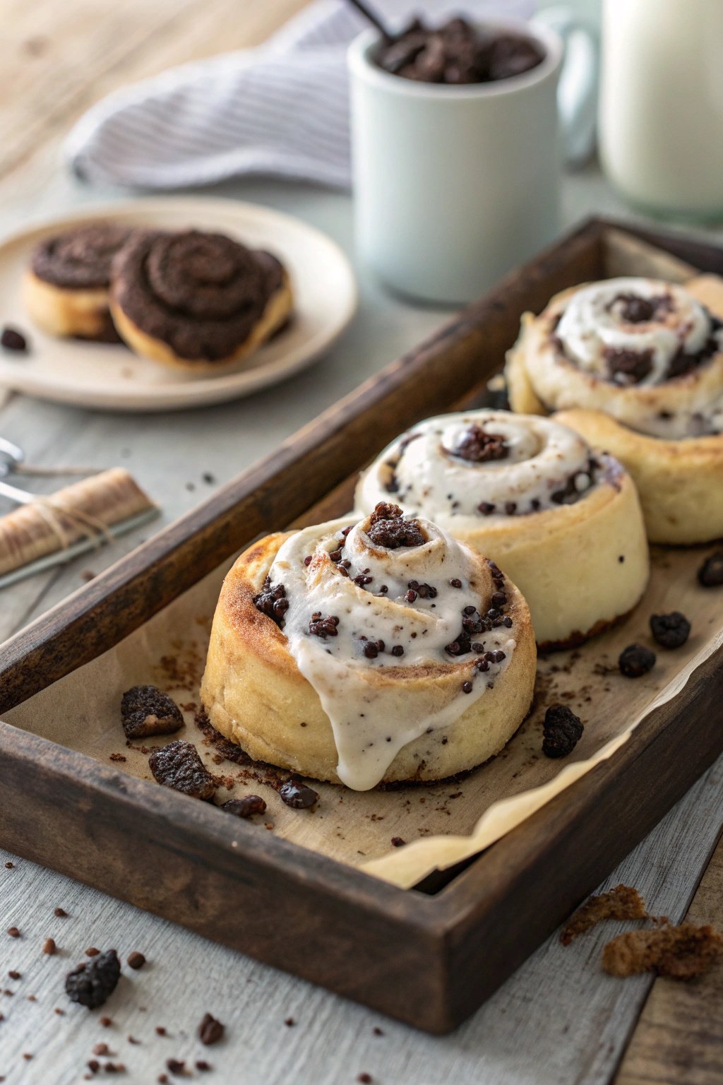 Cookies & Cream Cinnamon Rolls Recipe
