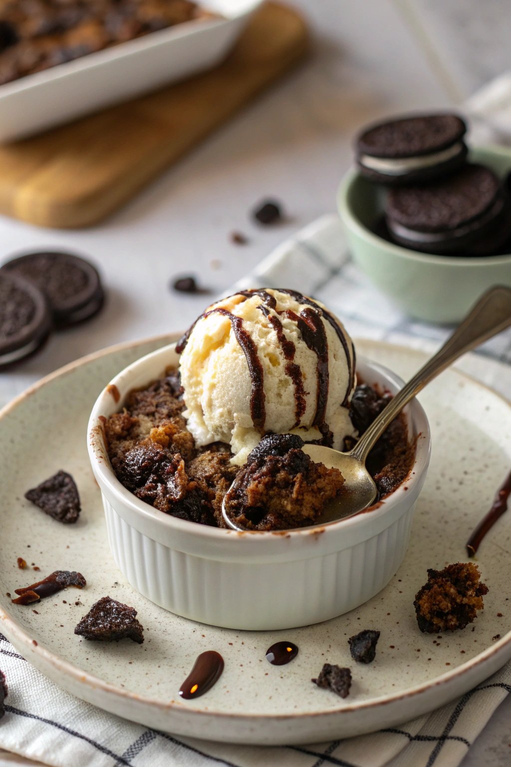 Oreo Dump Cake Easy and Fast Recipe