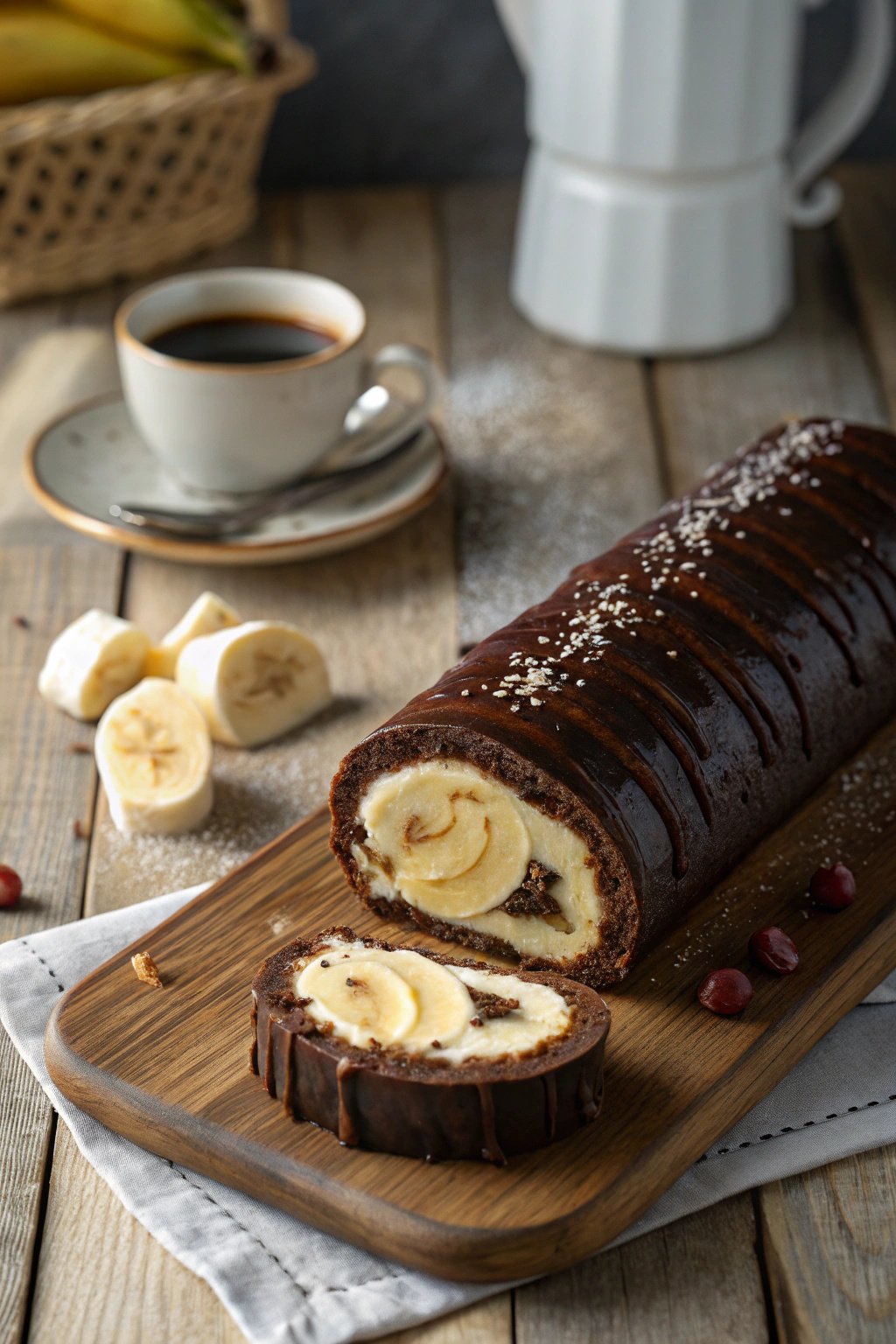 Banana Chocolate Roll Recipe Delight