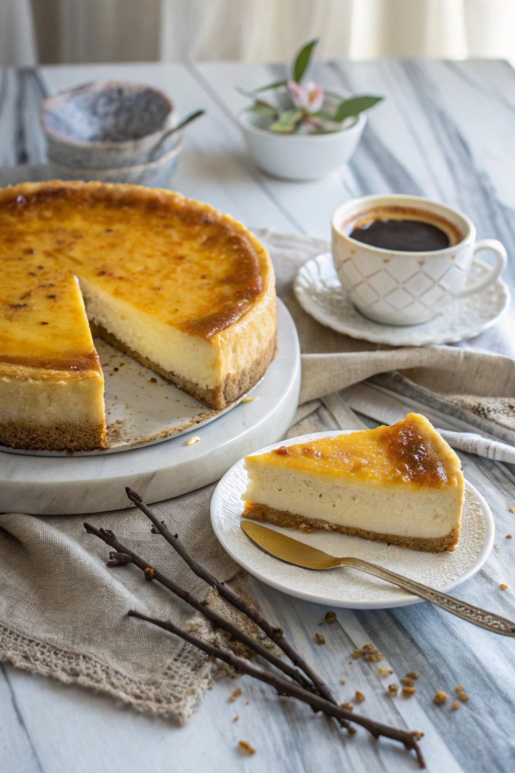 Luscious Creme Brulee Cheesecake: A Decadent Delight