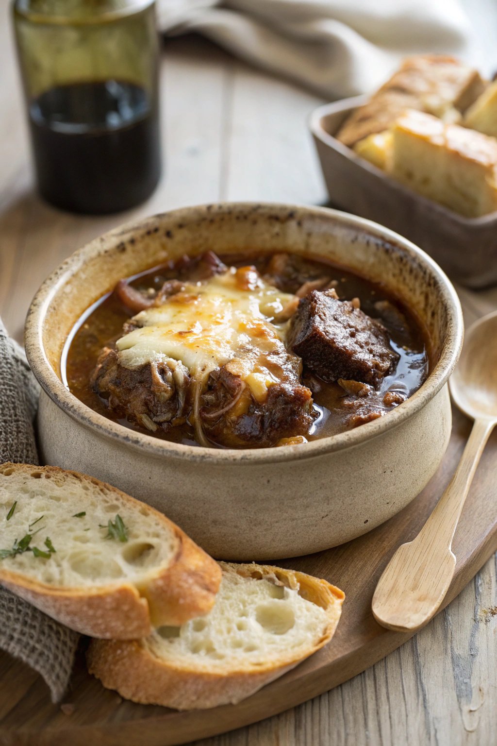 Cozy French Onion Beef Short Rib Soup Recipe