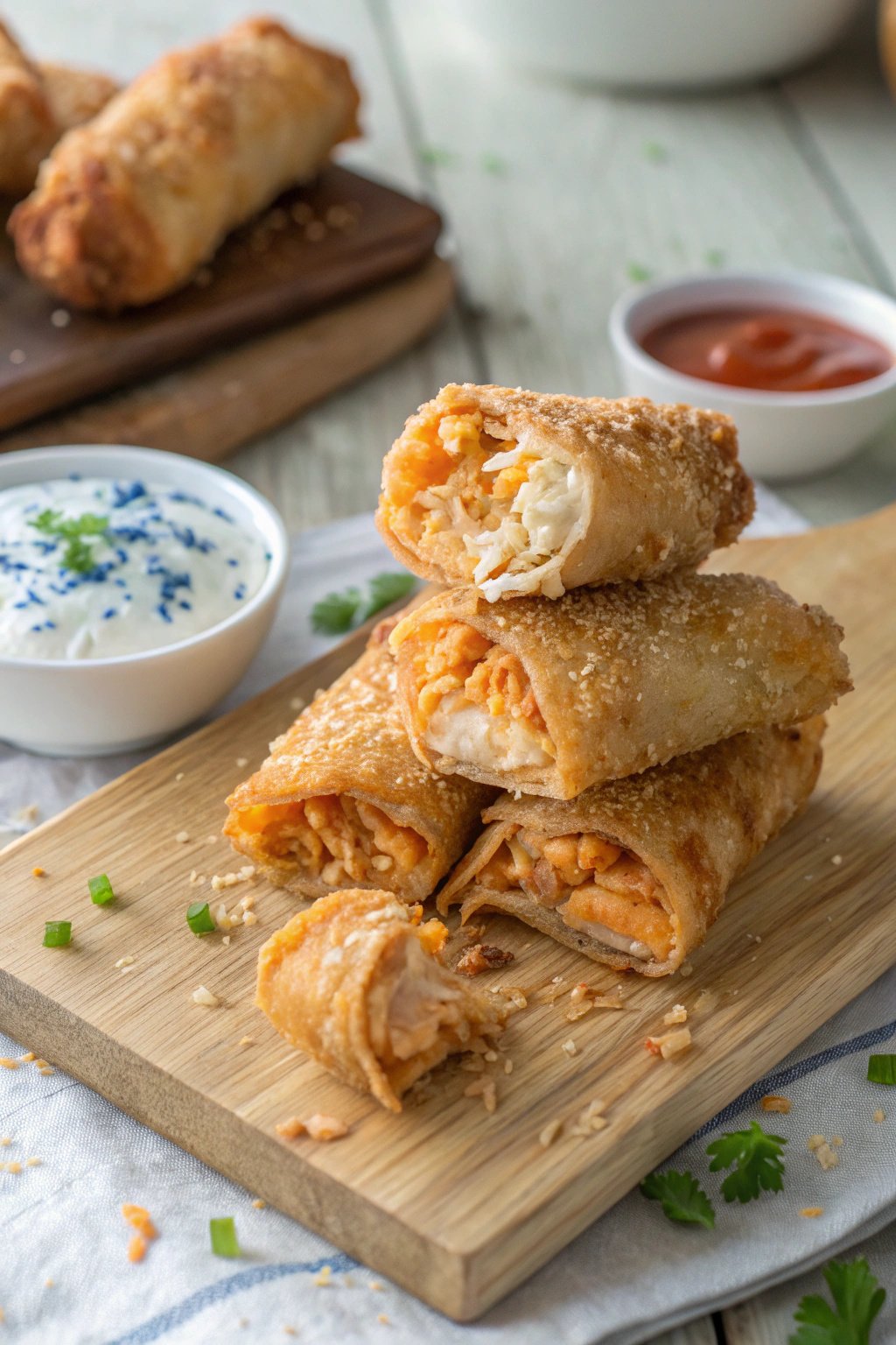 Buffalo Chicken Egg Rolls Recipe: Easy & Delicious