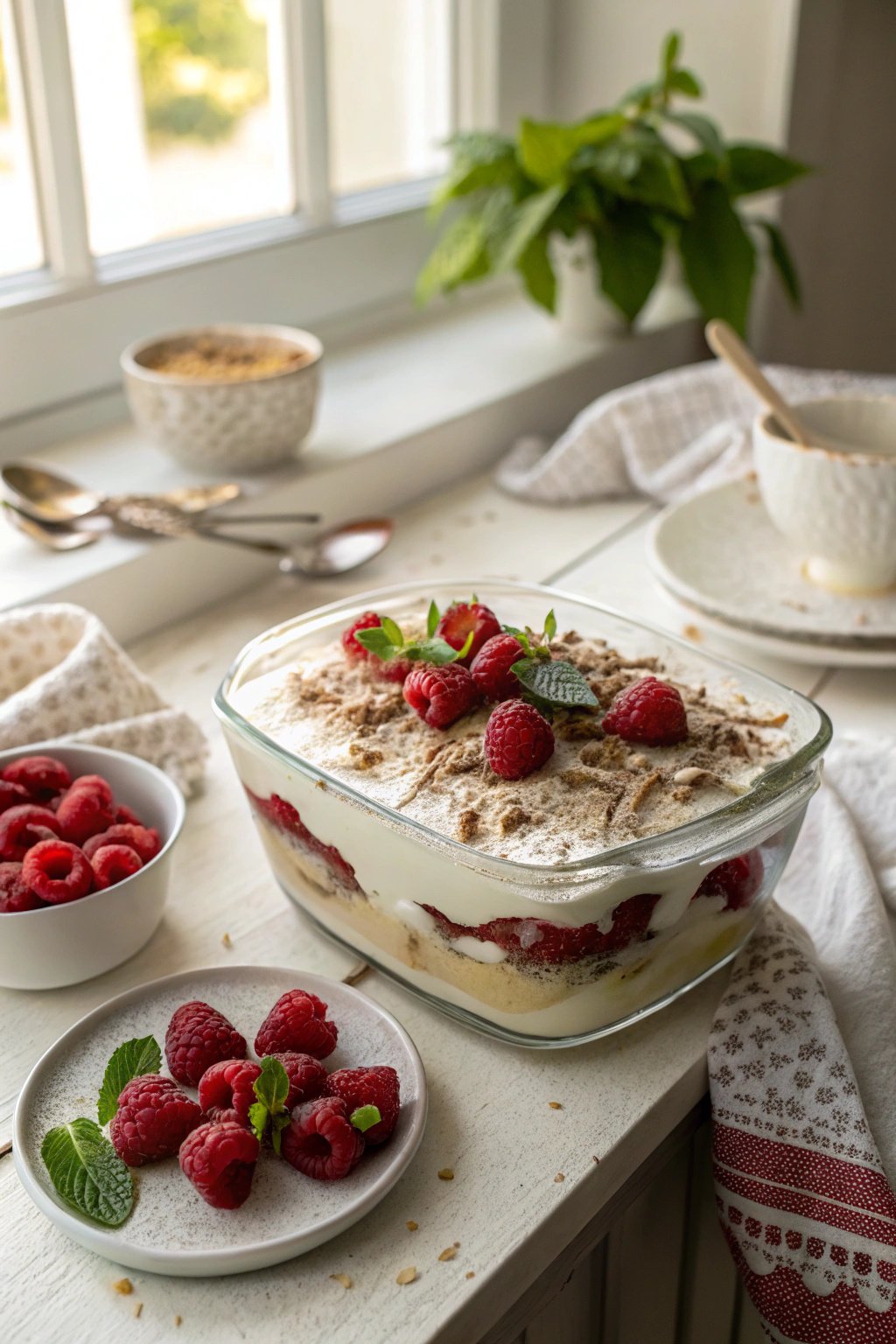 White Chocolate Raspberry Tiramisu Recipe