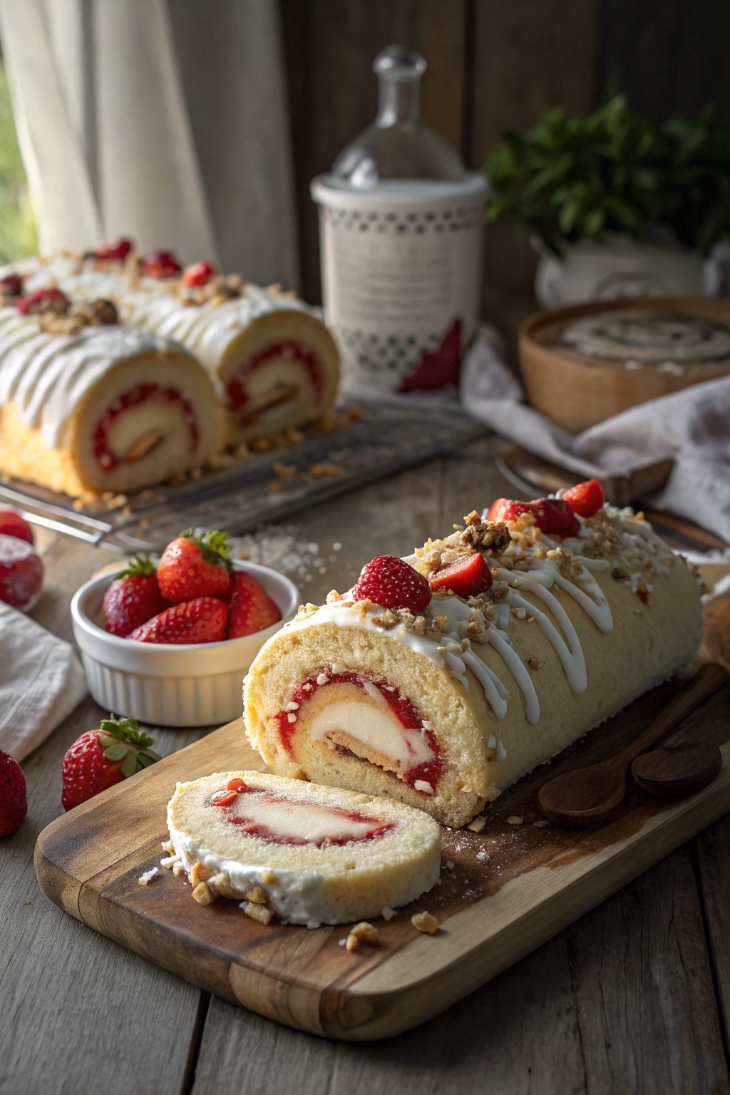Strawberry Shortcake Cheesecake Rolls Recipe