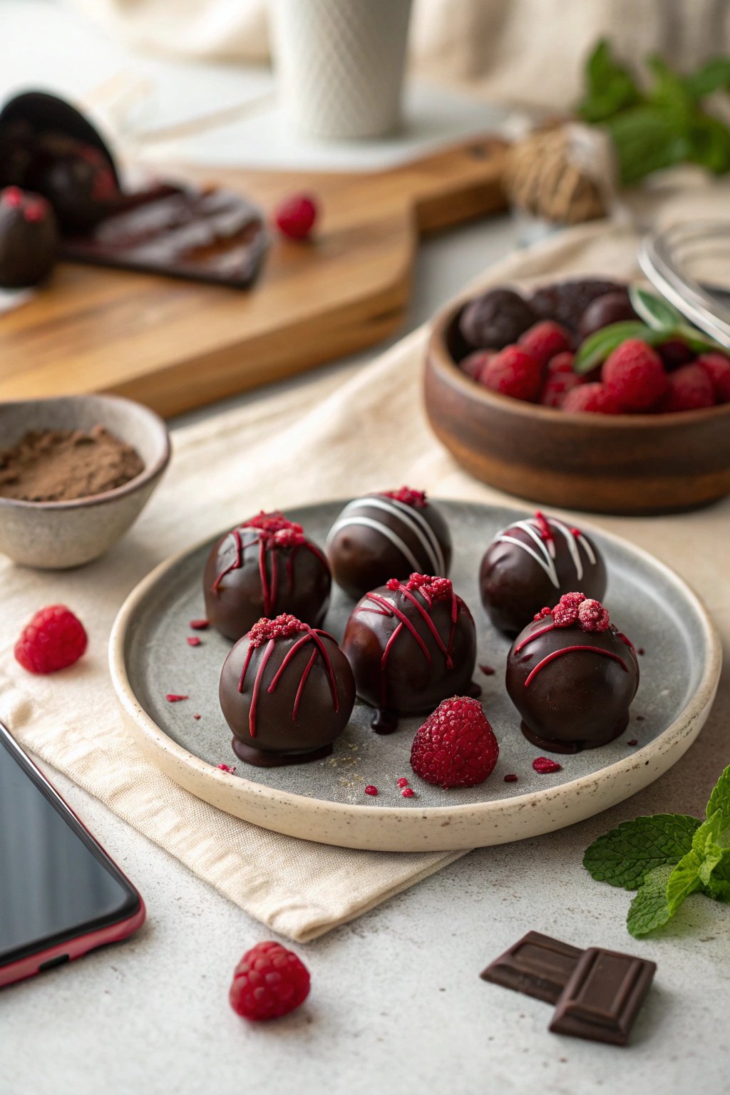 Chocolate Raspberry Truffles Recipe