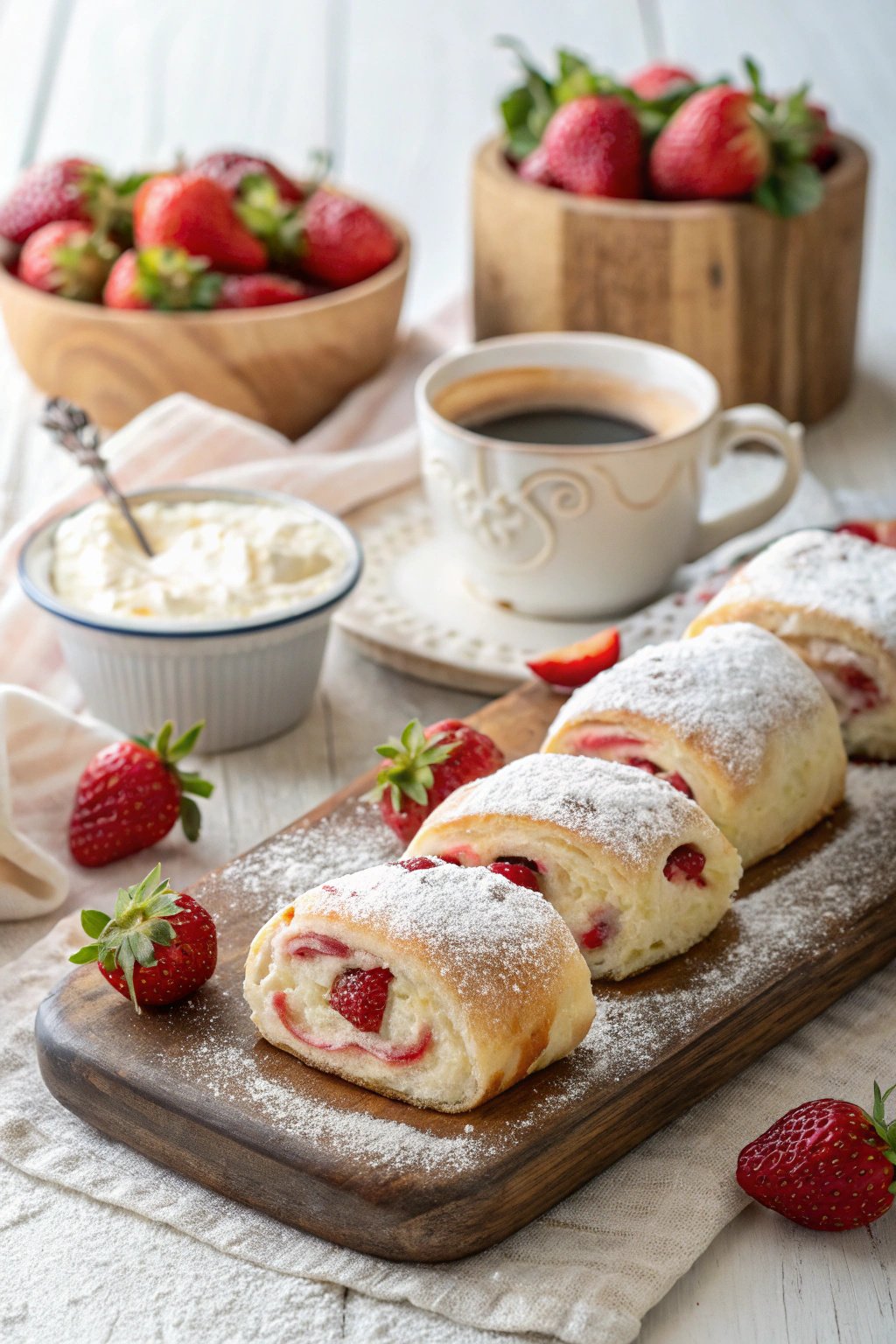 Easy Strawberry Cheesecake Rolls Recipe - Delightful Dessert