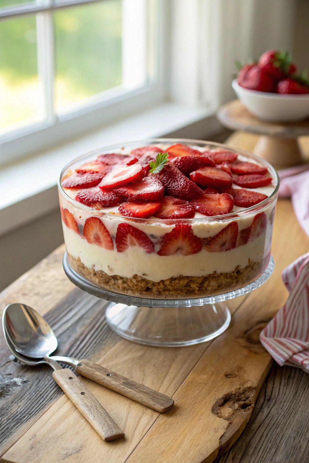 No-Bake Strawberry Cheesecake Lush Recipe