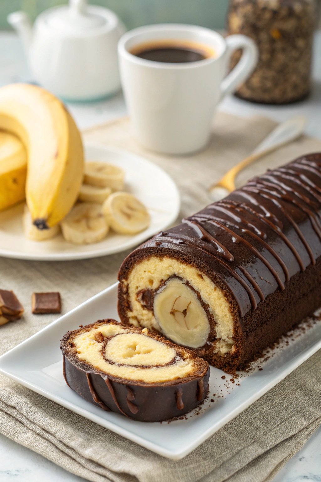 Banana Chocolate Roll Recipe Delight