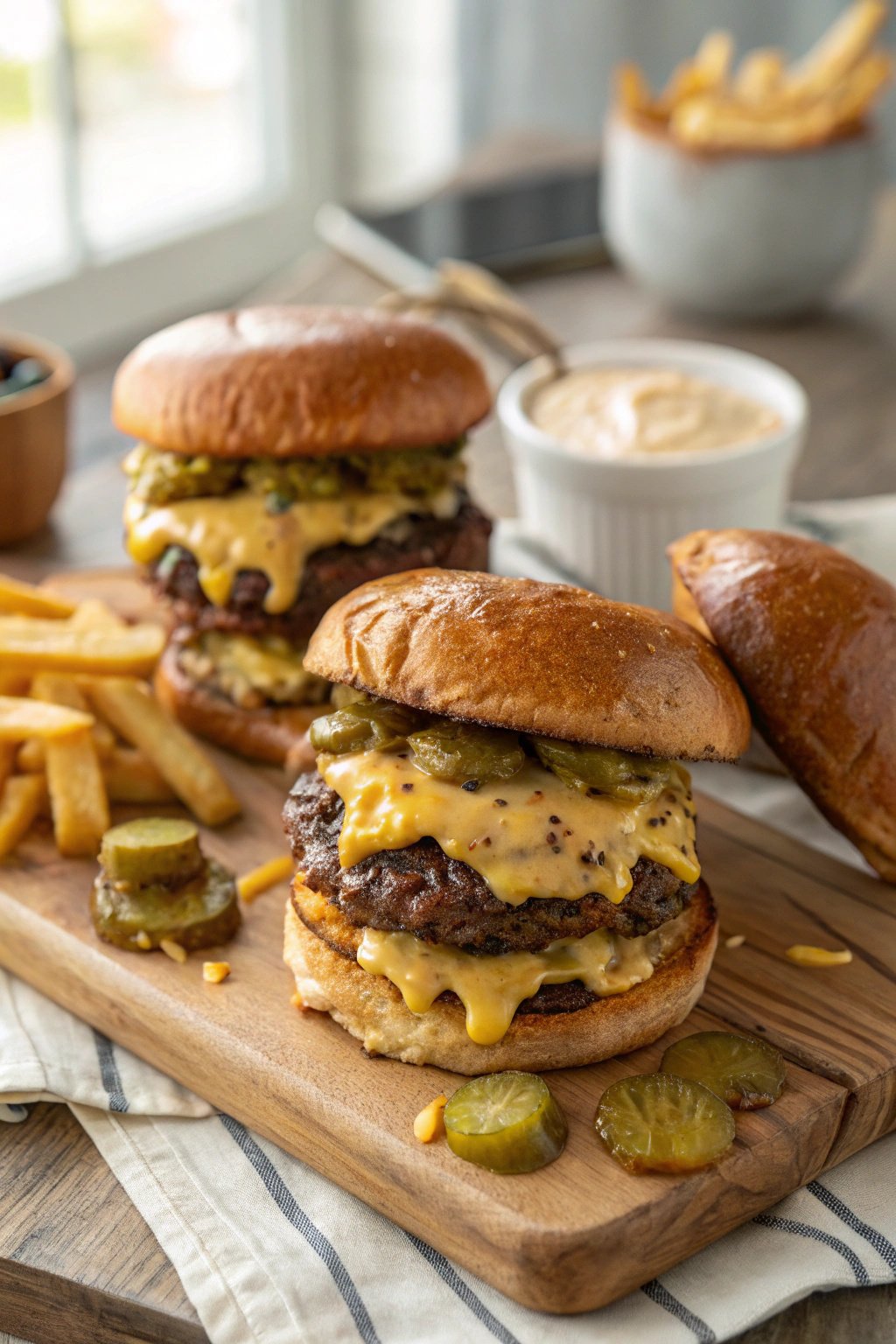 Nostalgic Yummy Smash Burgers with Baconnaise Sauce