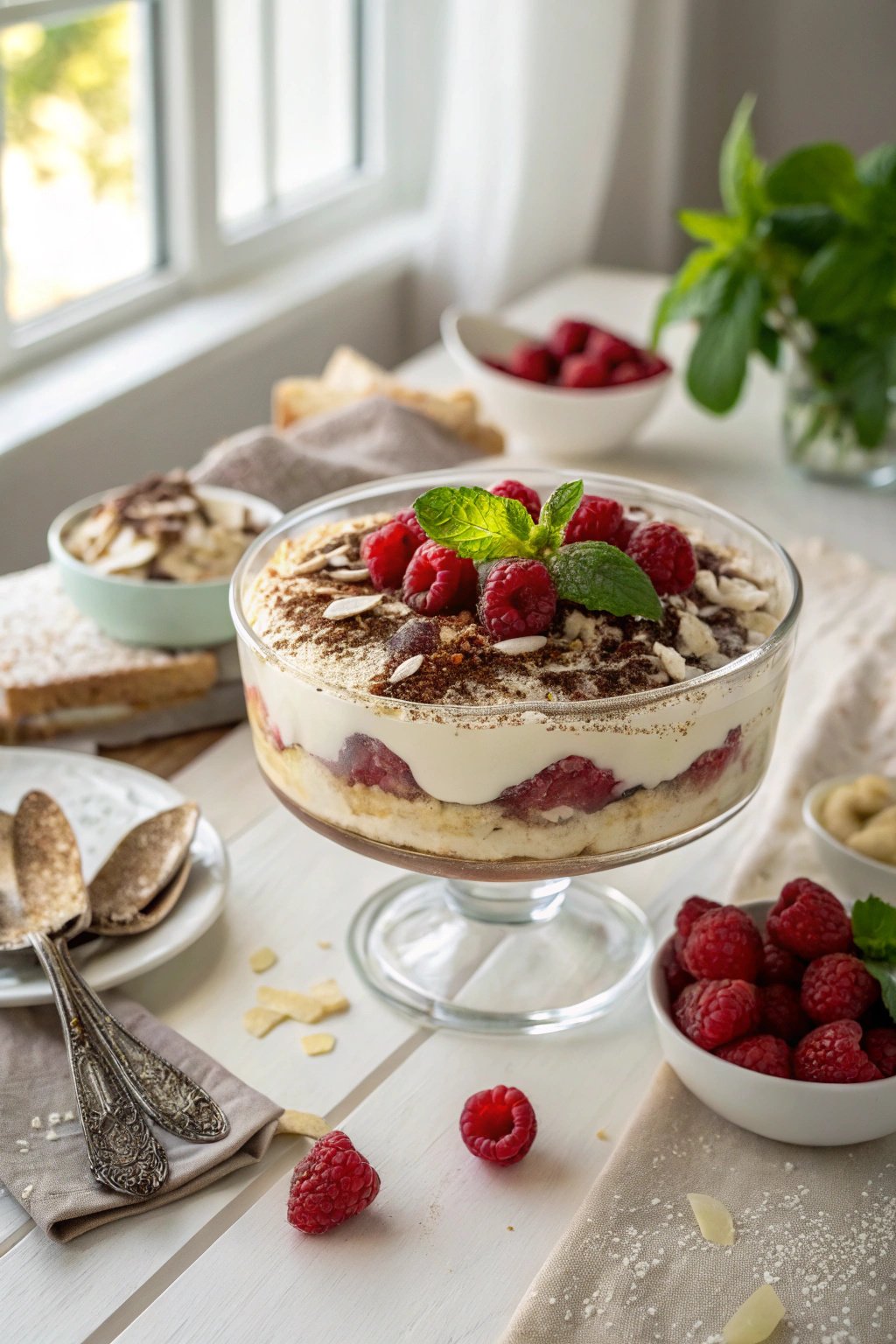 White Chocolate Raspberry Tiramisu Recipe