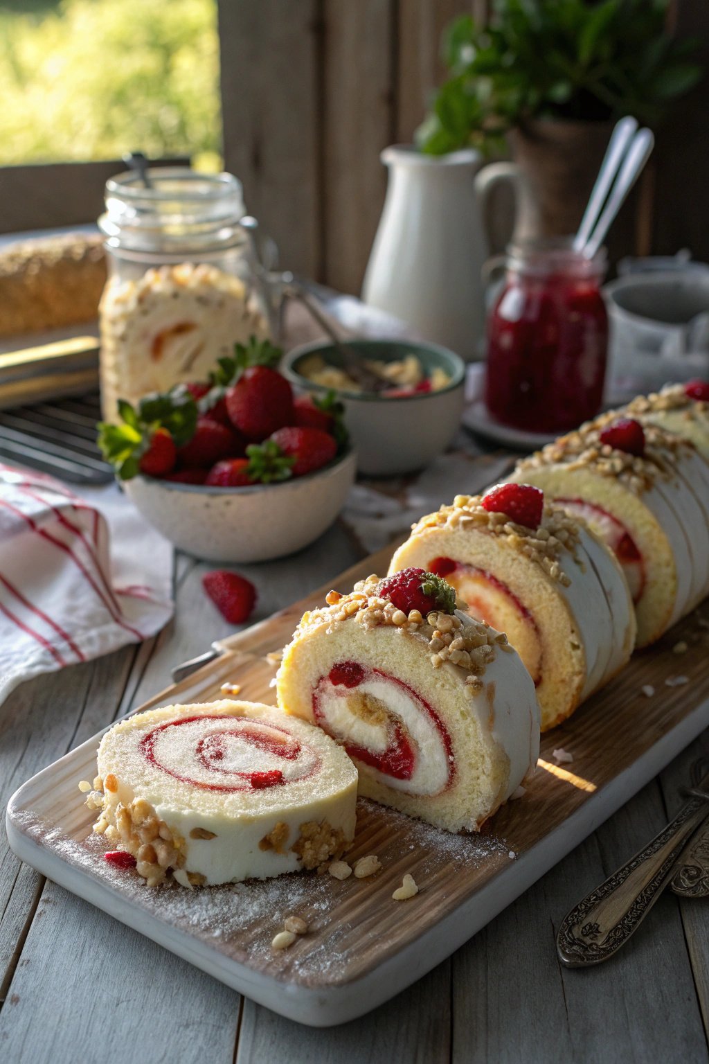 Strawberry Shortcake Cheesecake Rolls Recipe