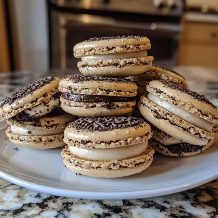Crispy Chewy and Creamy Oreo Macarons Recipe