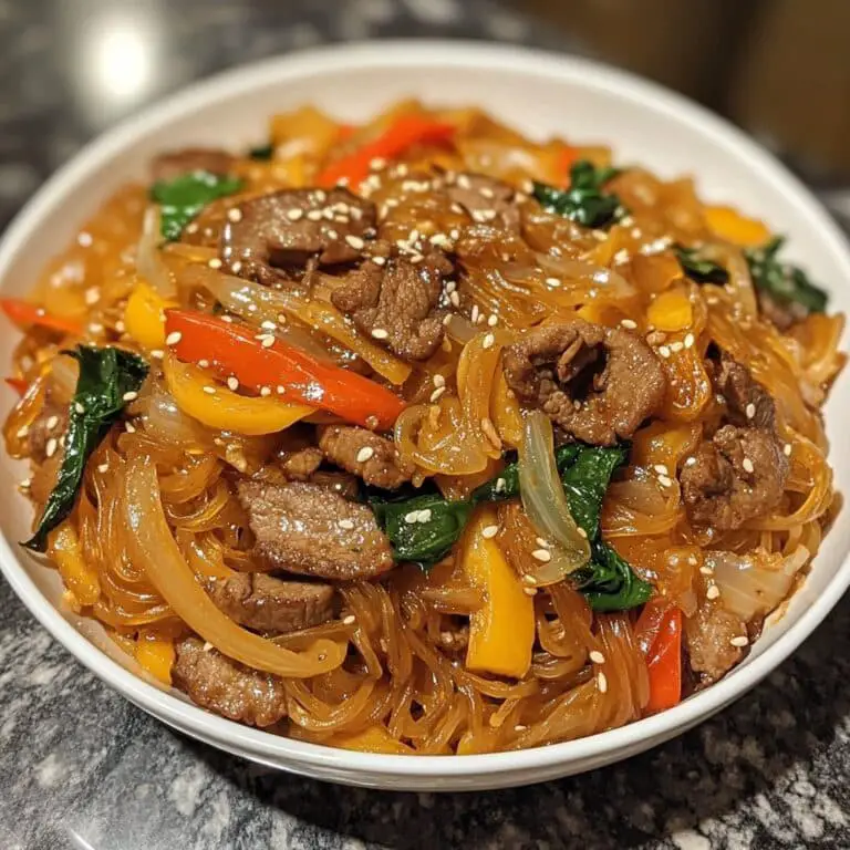 Authentic Korean Japchae Noodles Recipe