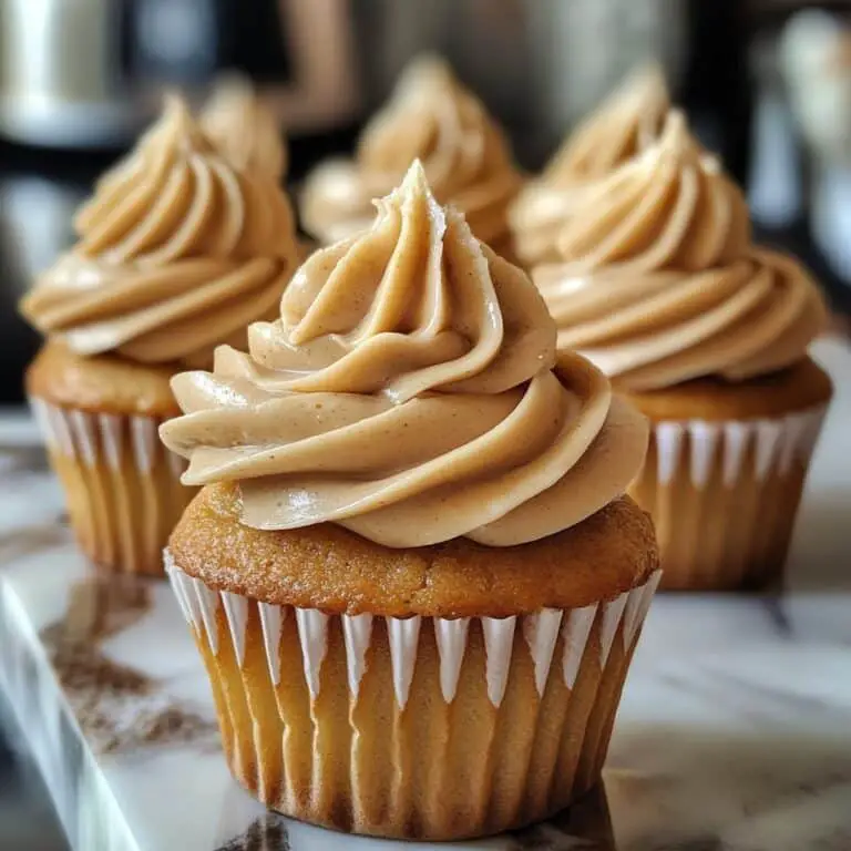 Caramel Coffee Buttercream Cupcakes Recipe