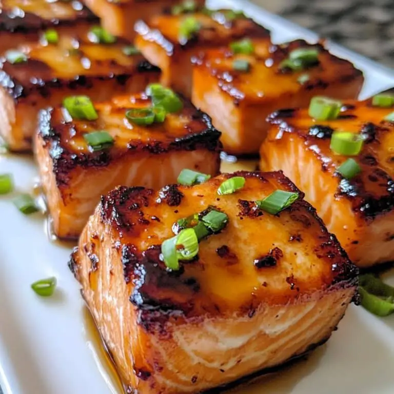 Hot Honey Salmon Bites Recipe: Sweet and Spicy Delight