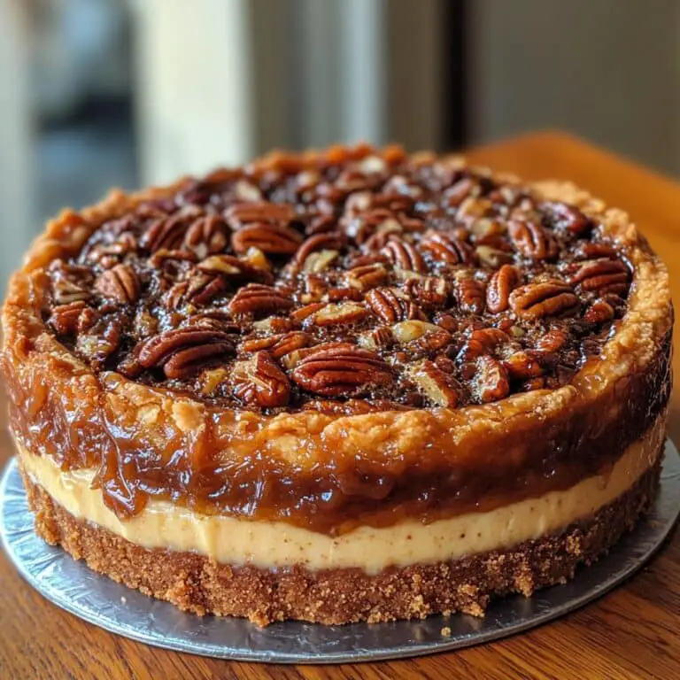 Pecan Pie Cheesecake Recipe: A Decadent Dessert