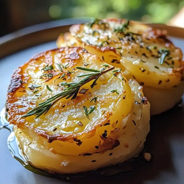 Rosemary Garlic Smashed Potatoes Recipe
