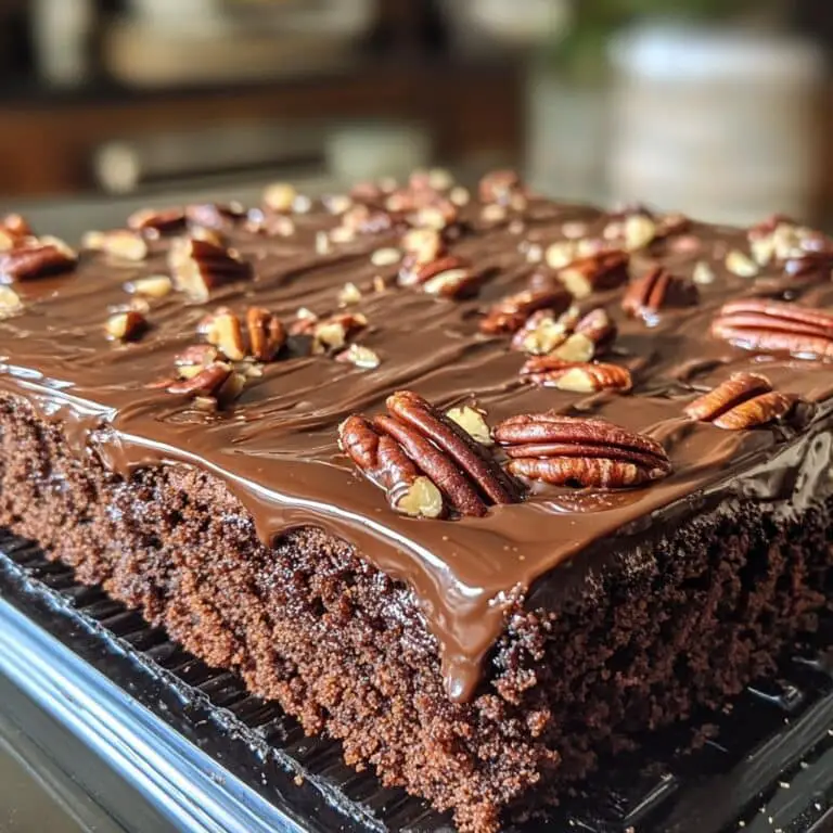 Chocolate Pecan Ooey Gooey Butter Cake Recipe