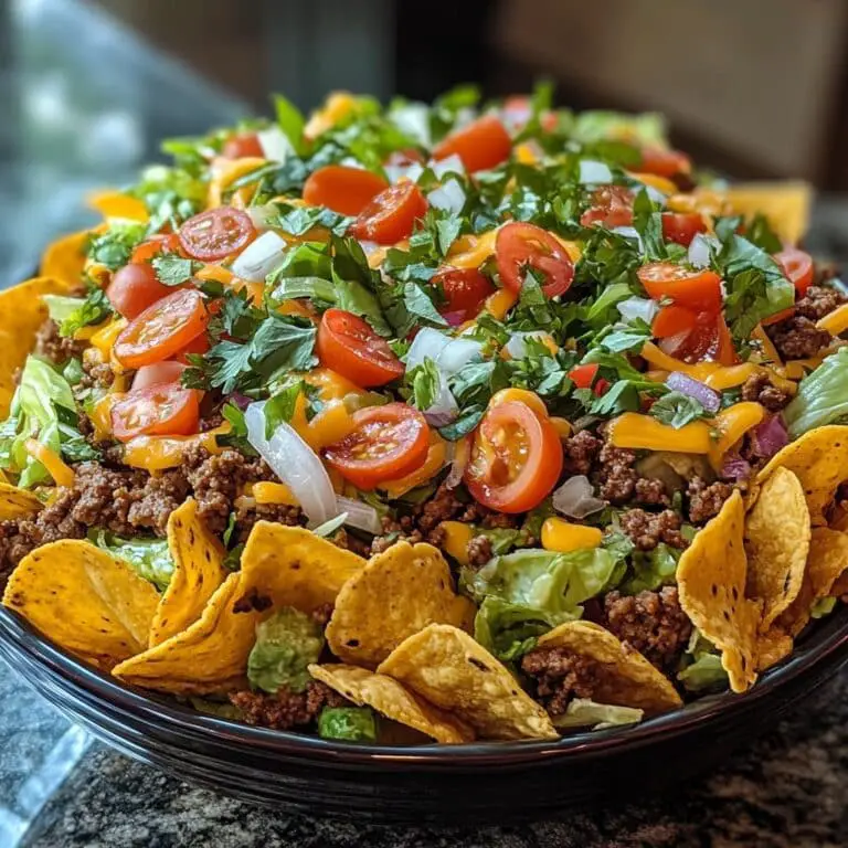 Seven Layer Taco Salad Recipe – Flavorful & Delicious
