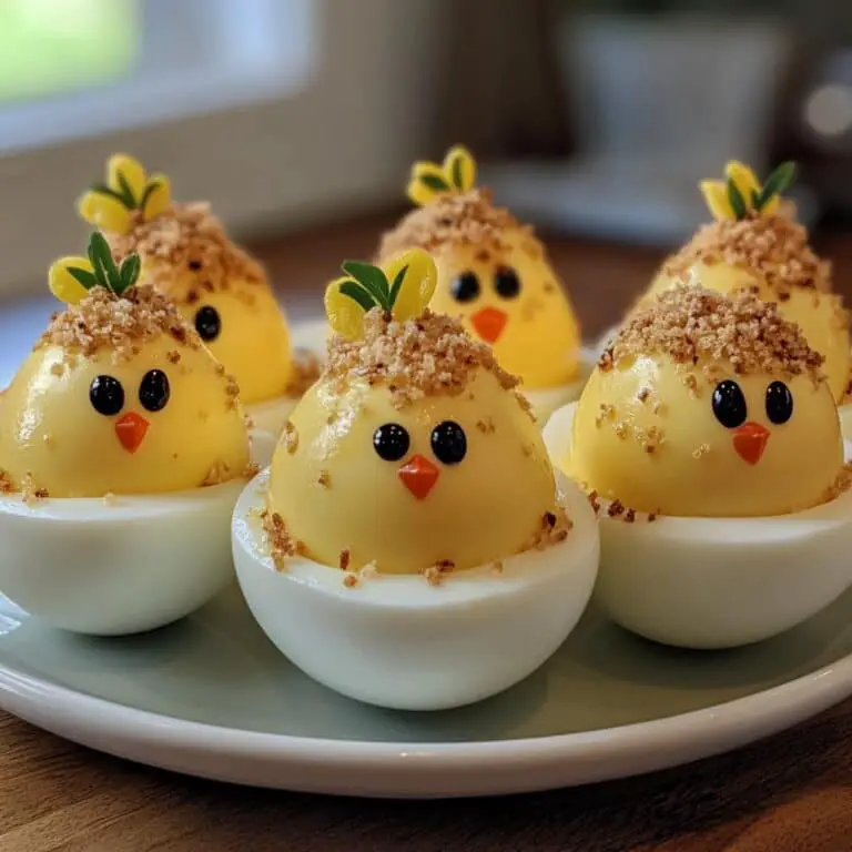 Easter Chick Deviled Eggs Recipe for Festive Fun