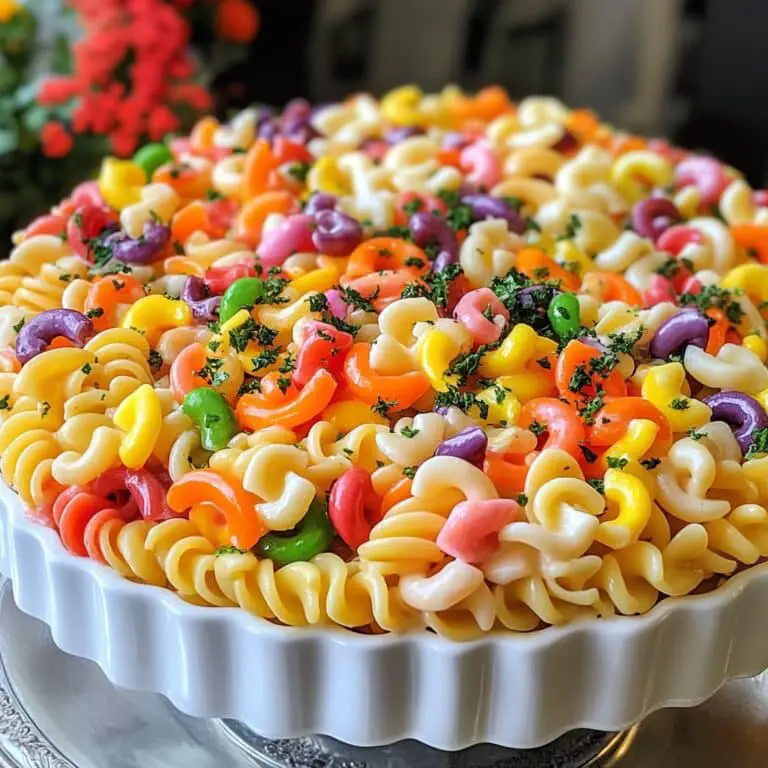Rainbow Easter Pasta Salad: A Colorful Feast