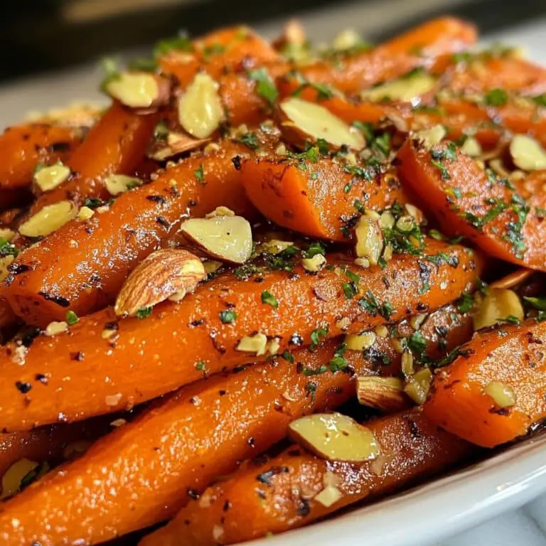 Honey-Glazed Carrots with Almonds