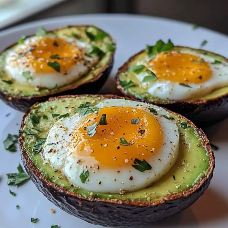 Baked Avocado Eggs