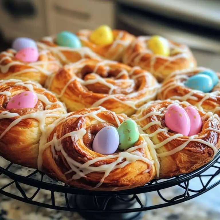 Easter Basket Cinnamon Rolls