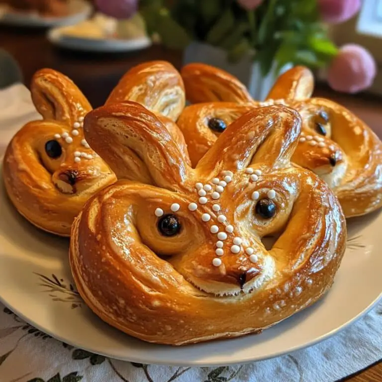 Bunny-Shaped Soft Pretzels
