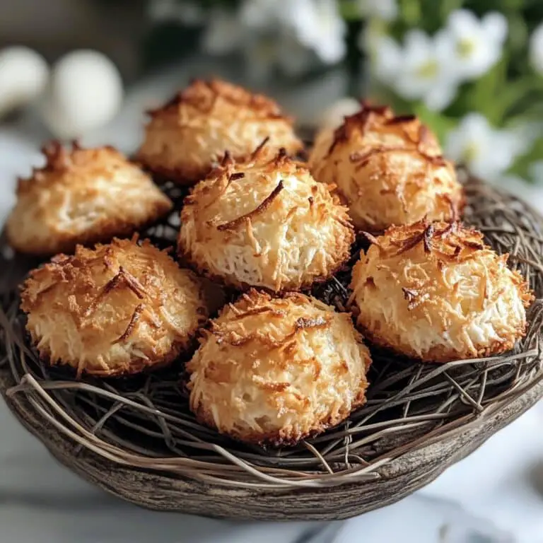 Easter Nest Coconut Macaroons