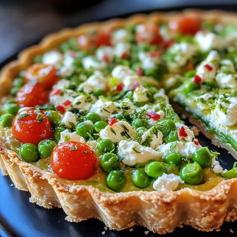 Spring Pea and Ricotta Tart