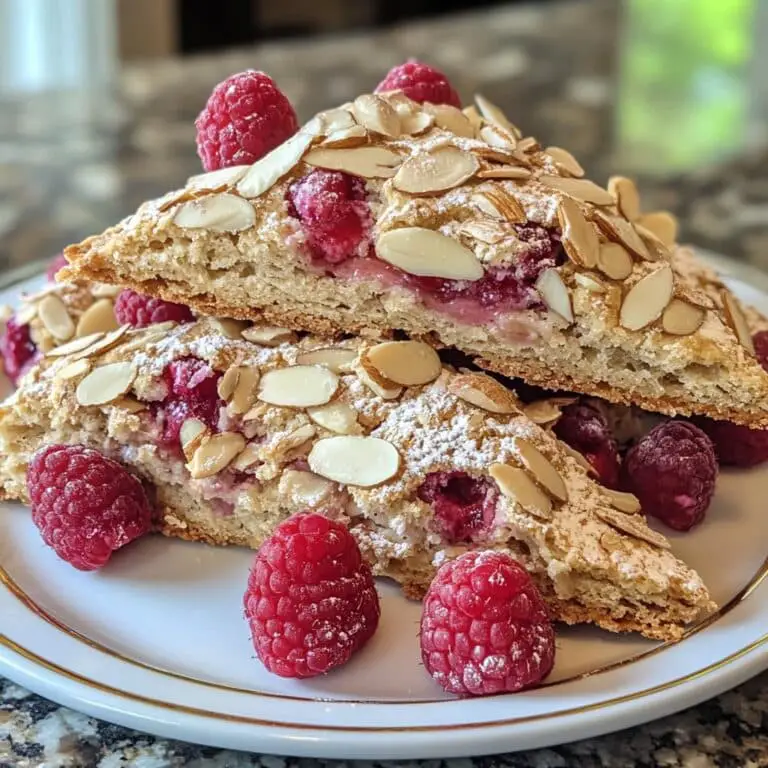 Raspberry Almond Scones