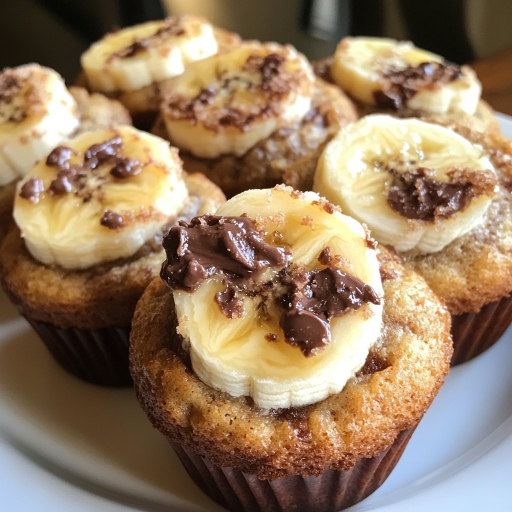 Fluffy Nutella Banana Muffins - The Perfect Sweet Treat