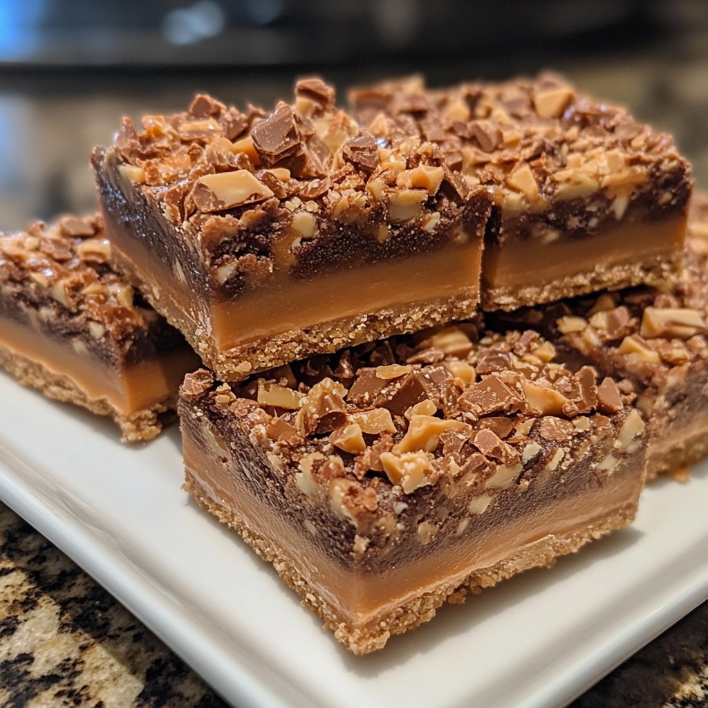 Easy Cake Mix Toffee Bars Recipe