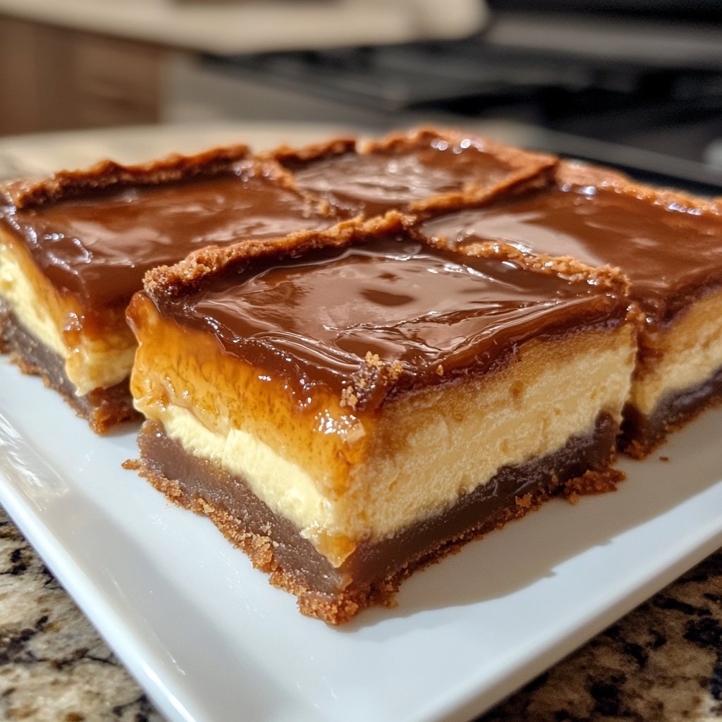 Dulce de Leche Cheesecake Bars Recipe