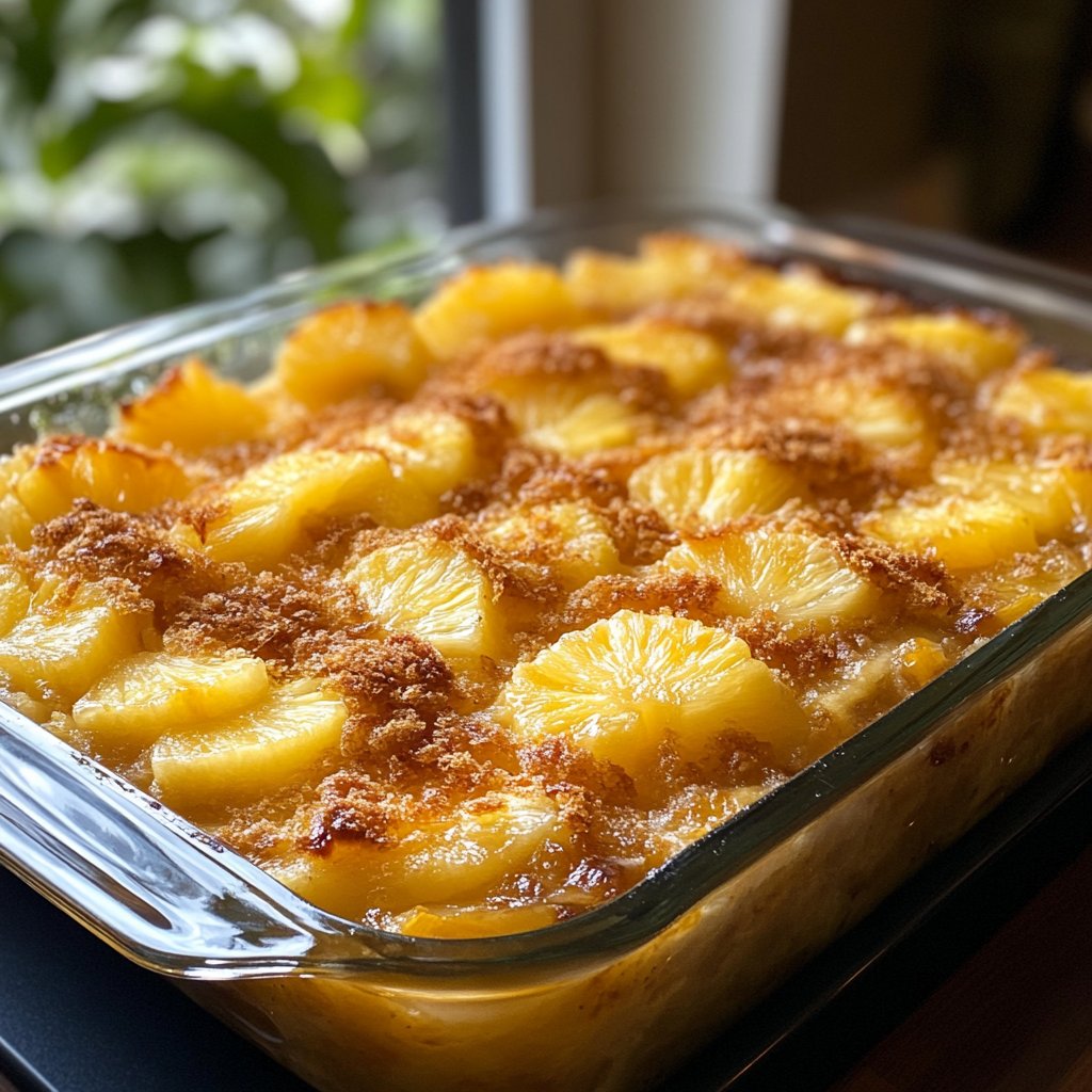 Pineapple Casserole Recipe: Sweet and Savory Delight