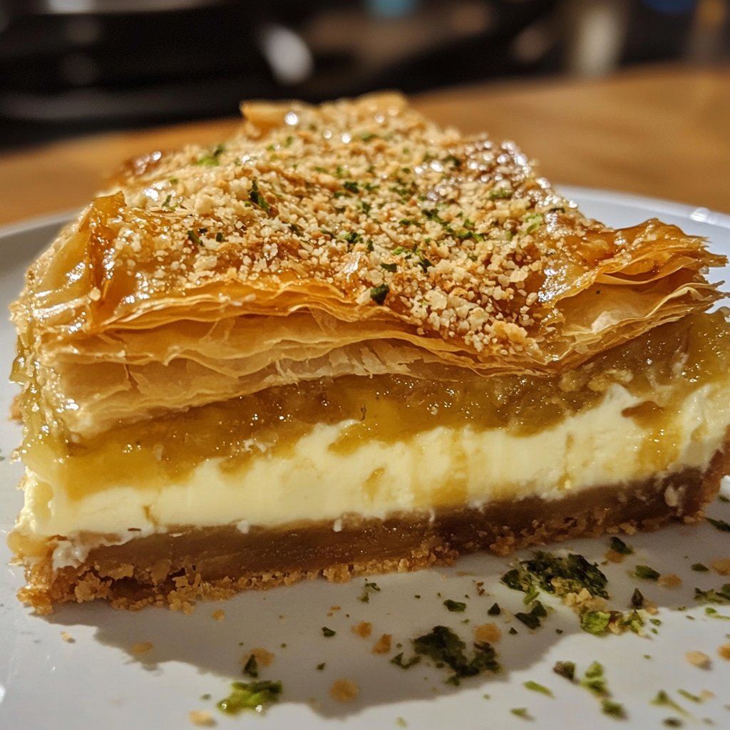 Honey Baklava Cheesecake: A Sweet Fusion Delight