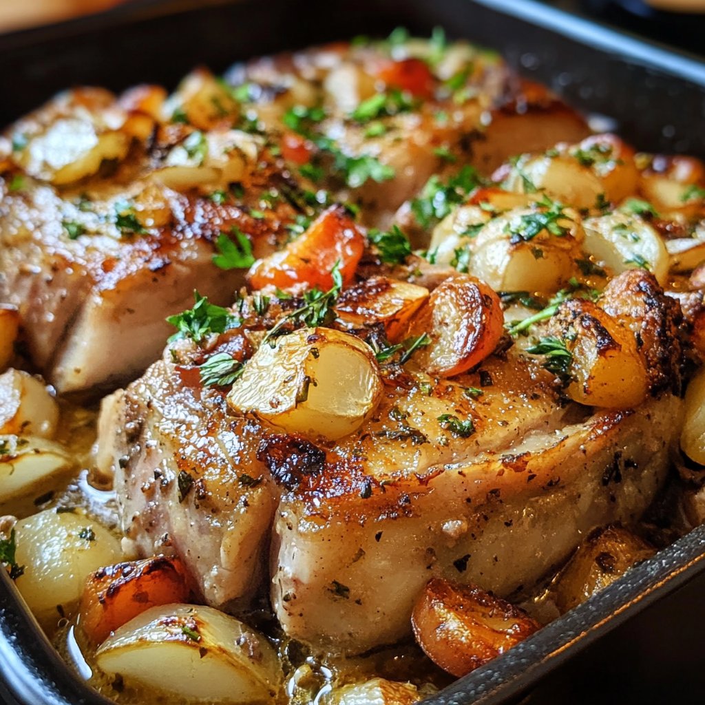 Roast Pork Chop Casserole