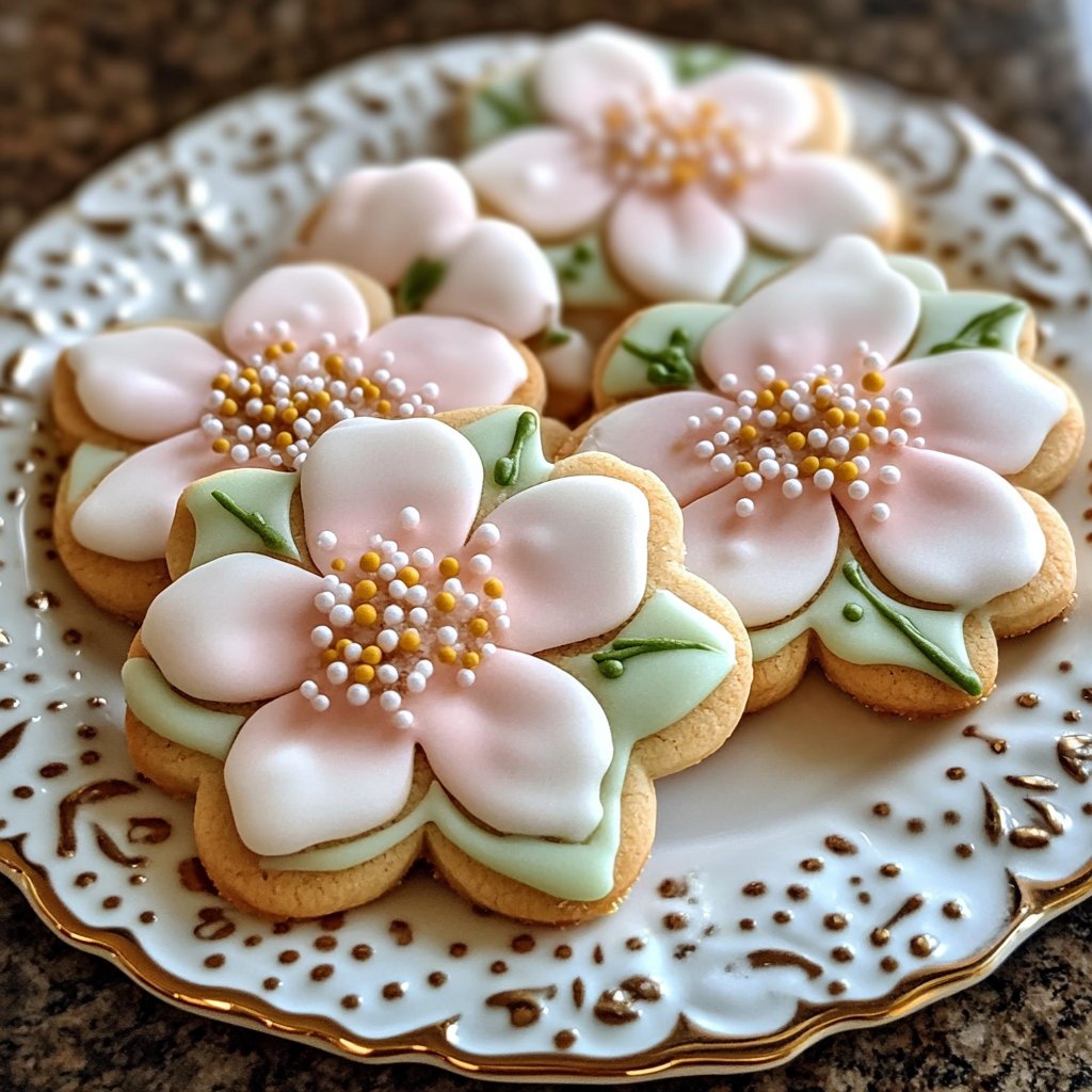 Spring Blossom Sugar Cookies